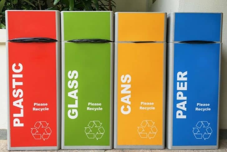 Different Types Of Recycling Bins