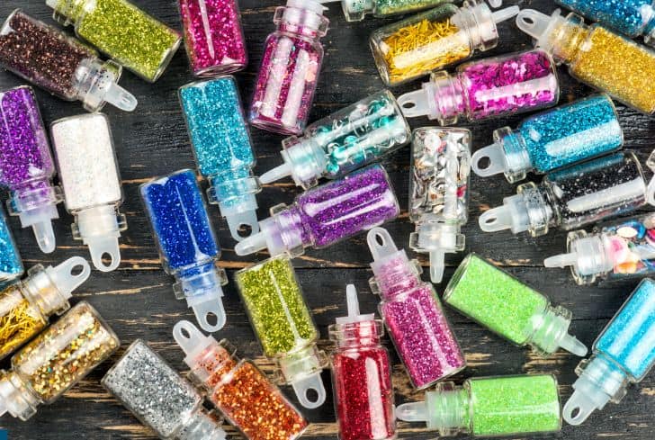 Bottle Packing Nails Art Glitter Polyester Extra Fine - Temu